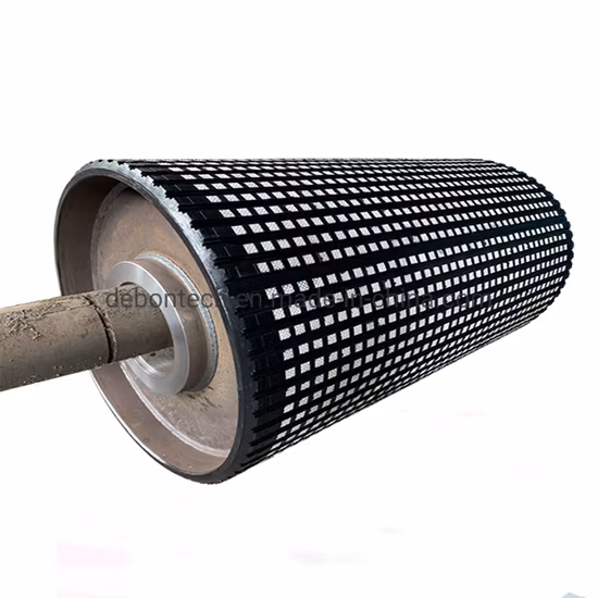 Abrasion Resistant Ceramic Lagging Rubber Sheet for Conveyor System