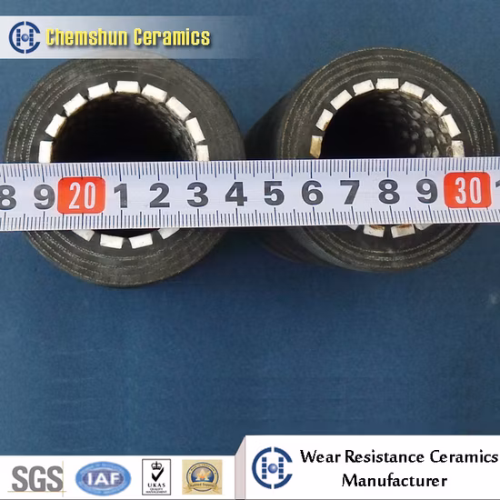 Hot Selling Wear Resistant Ceramic Lined Rubber Hose with Flange