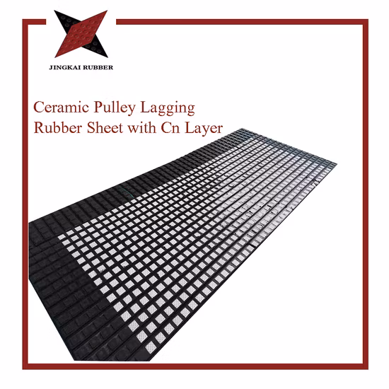 Ceramic Rubber Pulley Lagging for Coal Mining Conveyor Belt Ceramic Pulley Lagging Rubber Sheet