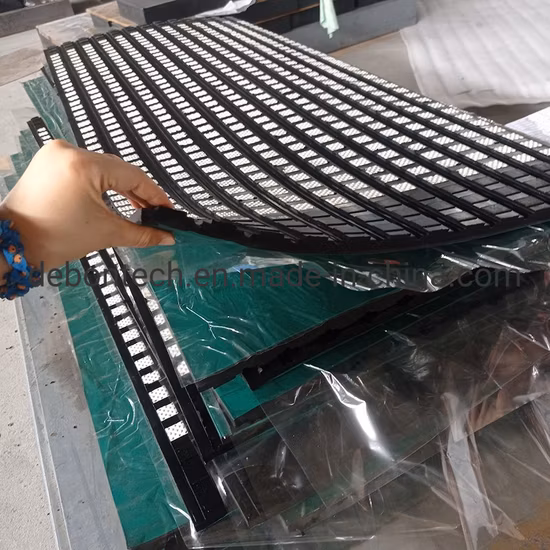 Pulley Ceramic Tiles Lagging Rubber Composite Sheet with Cn Bonding Layer